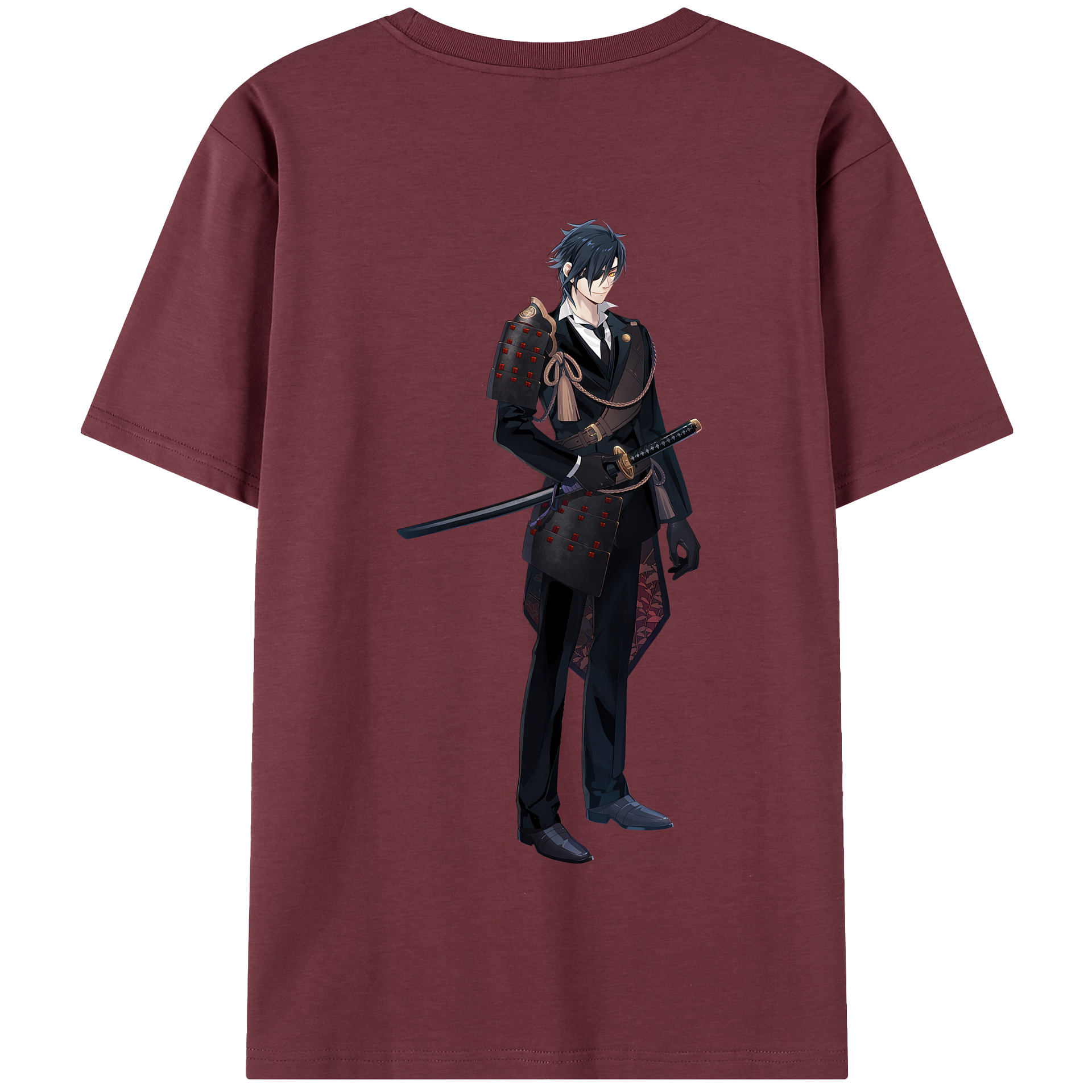 （画像用） 刀剣乱舞 Touken Ranbu 綿100％半袖Tシャツ（背面プリント）